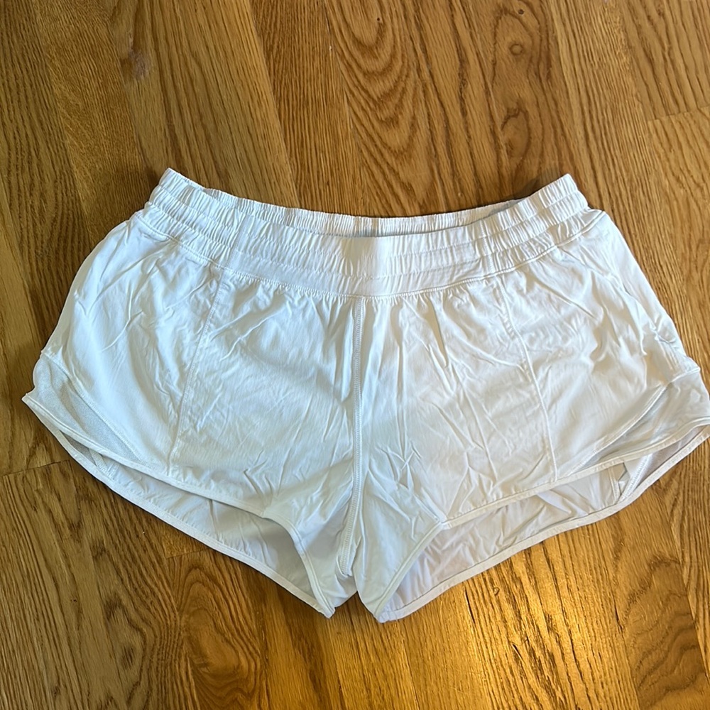 Lululemon white shorts